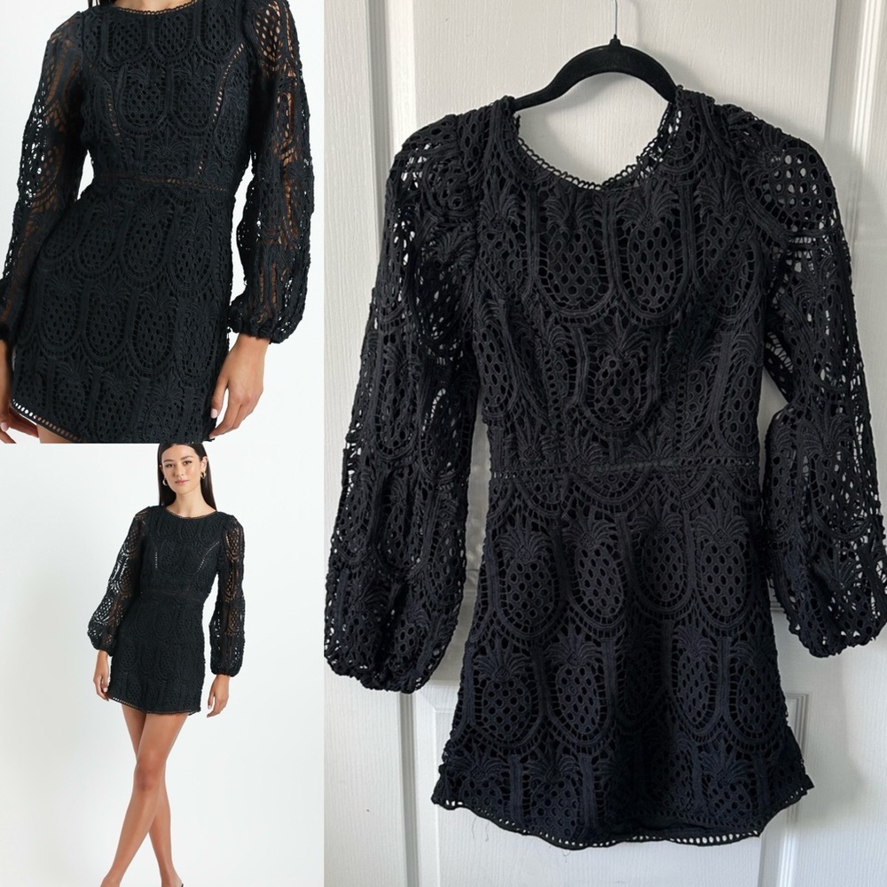 NWT Gorgeous Black Lace Dress - Size XS